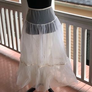 White Full Length Petticoat